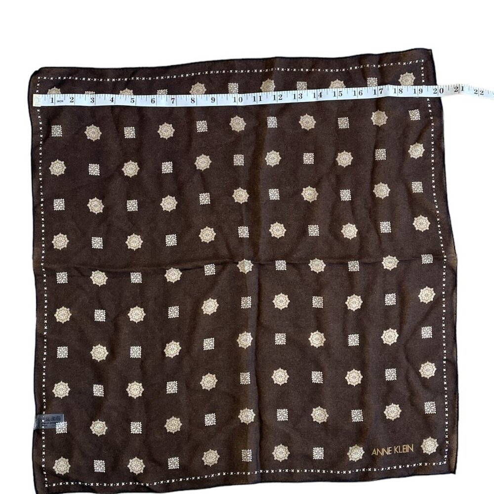 Anne Klein Vintage Silk Scarf - Picture 3 of 6